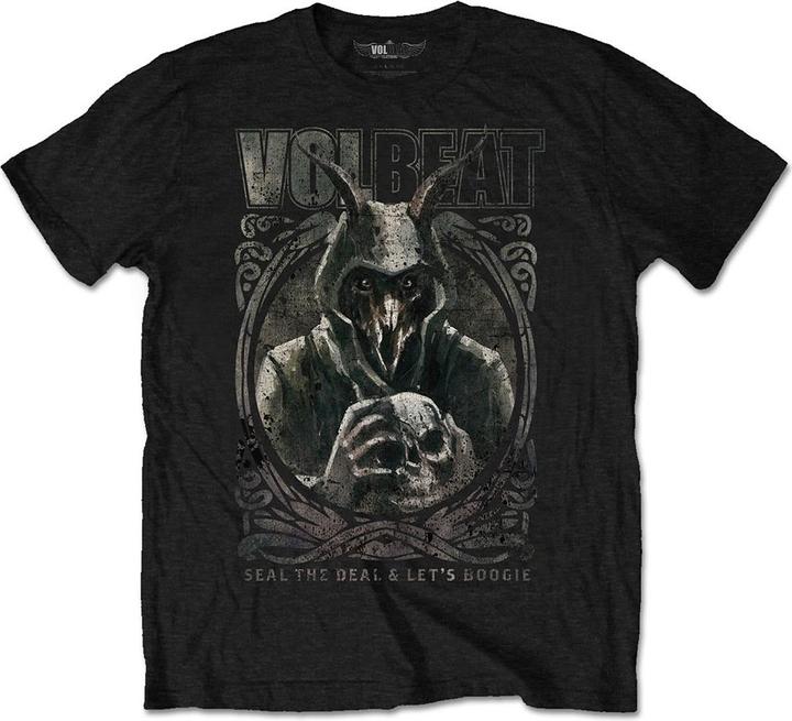 Volbeat Goat With Skull Mens