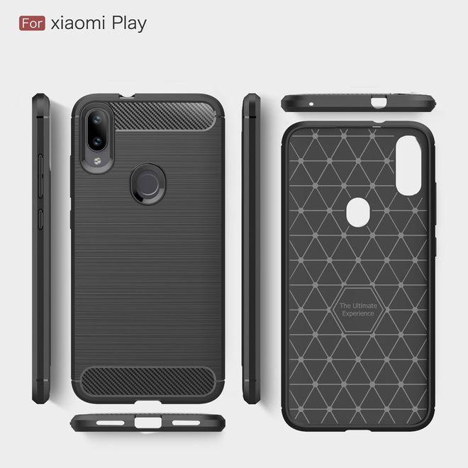 Produktbild MU Style Carbon Fiber TPU Softcase Series (Xiaomi Mi Play)
