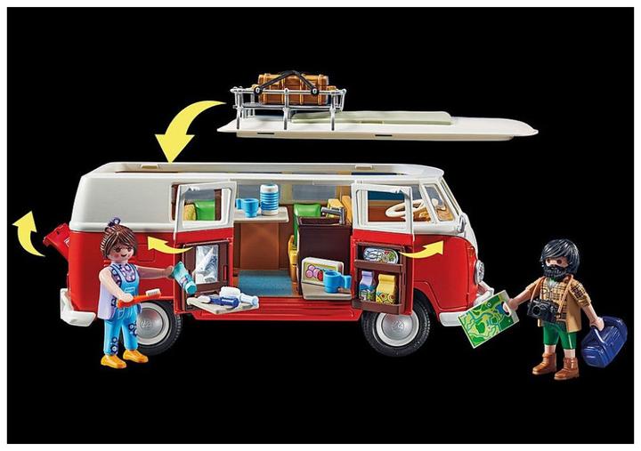 Actual product image Playmobil Volkswagen T1 Camping Bus (70176, Playmobil Volkswagen)