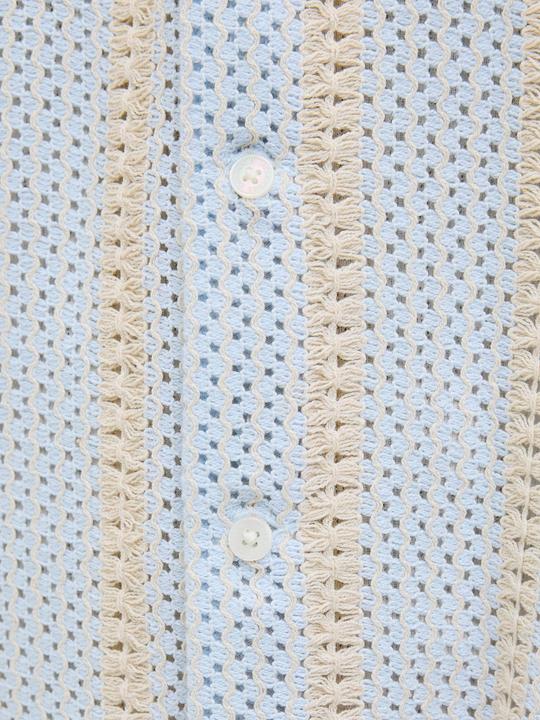 Jack & Jones Jorbellagio Crochet Shirt Ss Sn