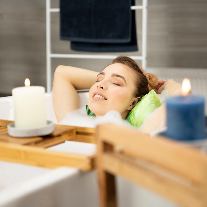 Produktbild Relaxdays Badewannenablage Bambus (100 x 22 x 17.5 cm)