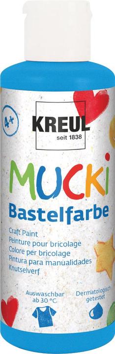 Productafbeelding Mucki Knutselverf (Blauw, 80 ml)