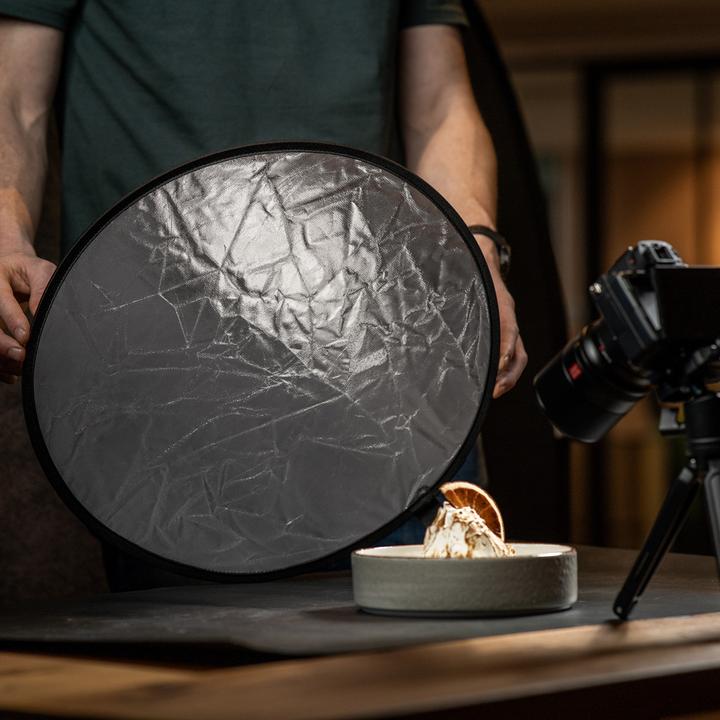 Actual product image Caruba Reflectiescherm 2 in 1 Goud & Zilver 80cm