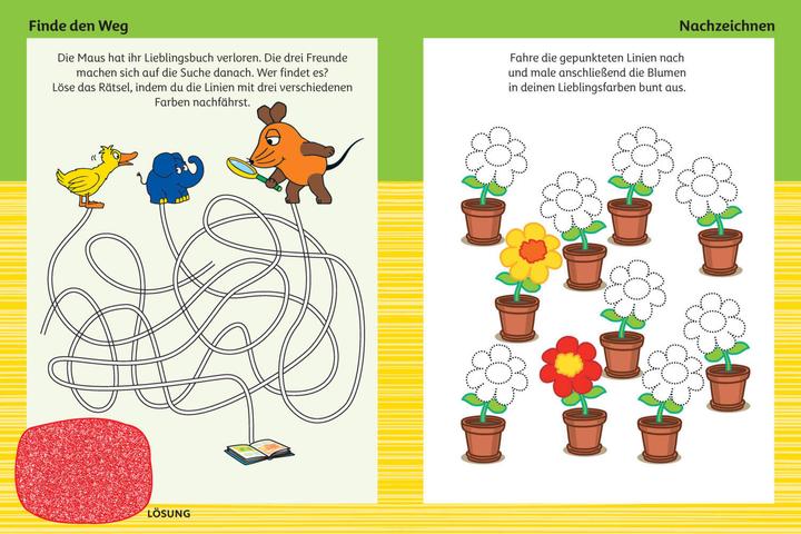 Actual product image Die Maus • Erstes Zeichnen (Die Sendung mit der Maus) (German, Schwager & Steinlein Publishing House, 2022)