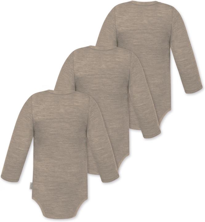 Immagine prodotto Normani Confezione da 3 body baby merino a maniche lunghe "Tuai" - 9399 (74)