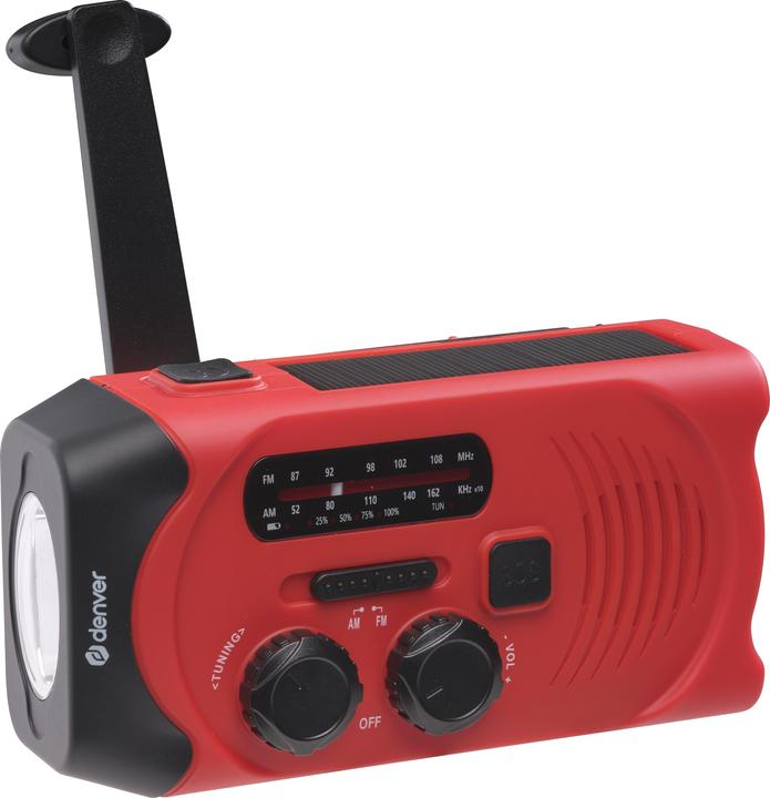 Produktbild Denver Radio SCR-2000 Solar-Kurbelradio (AM, FM)