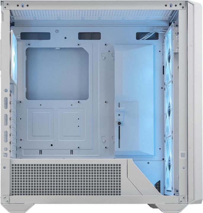 Produktbild Cougar MX600 White | PC Case | Mid Tower / Mesh Front Panel / 3 x 140mm + 1 x 120mm Fans / (mATX, Mini-ITX, ATX, SSI CEB)