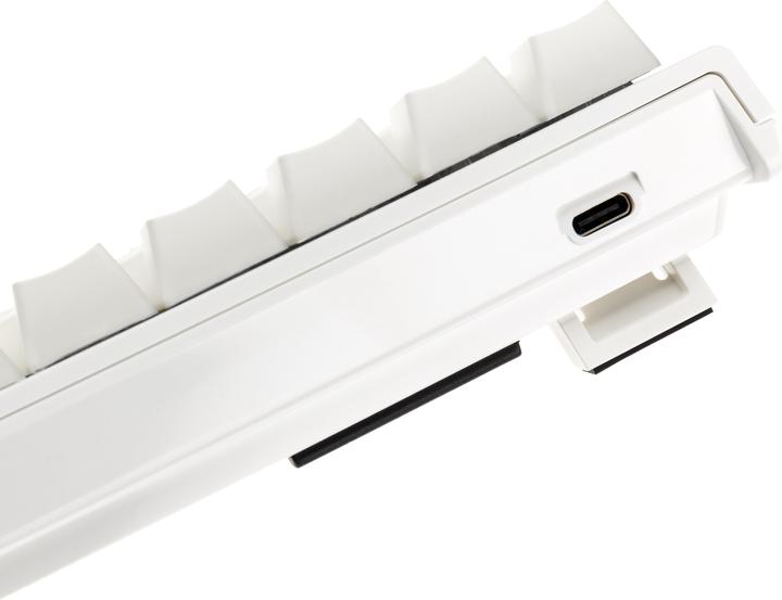 Produktbild Ducky One 2 Pro Mini White Edition Gaming Tastatur, RGB LED - Cherry Silent (DE, Kabelgebunden)