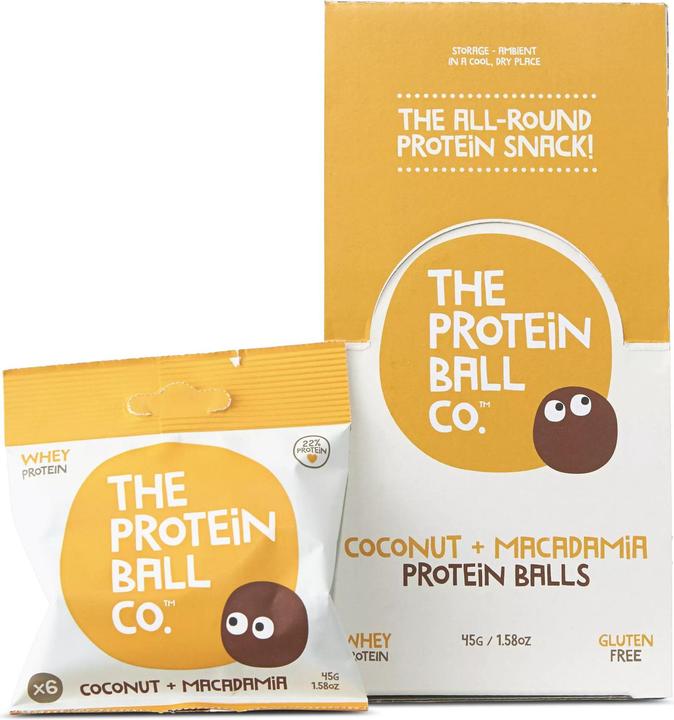 Produktbild The Protein Ball Co. Coconut-Macadamia (Macadamia, Kokosnuss, 1 Stk., 45 g)