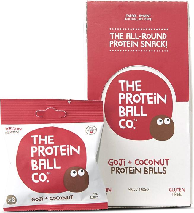 Produktbild The Protein Ball Co. Goji-Coconut (Gojibeeren, Kokosnuss, 45 g)