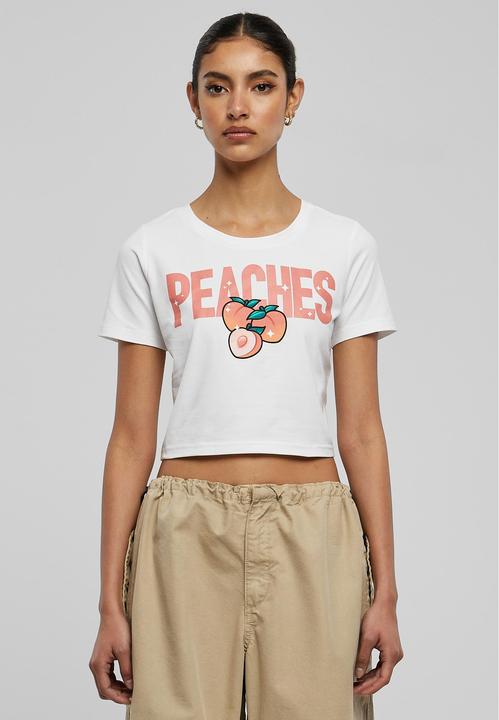 Actual product image Miss Tee Peaches Cropped Tee - 105763 (4XL)