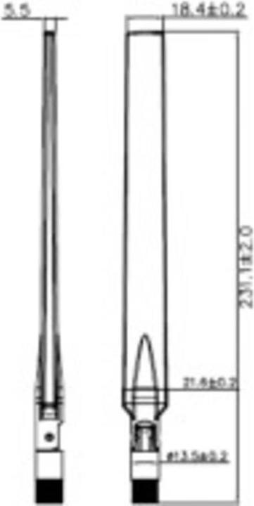 Produktbild Delock Antenne 802,11 a/b/g/n/ac (5G)