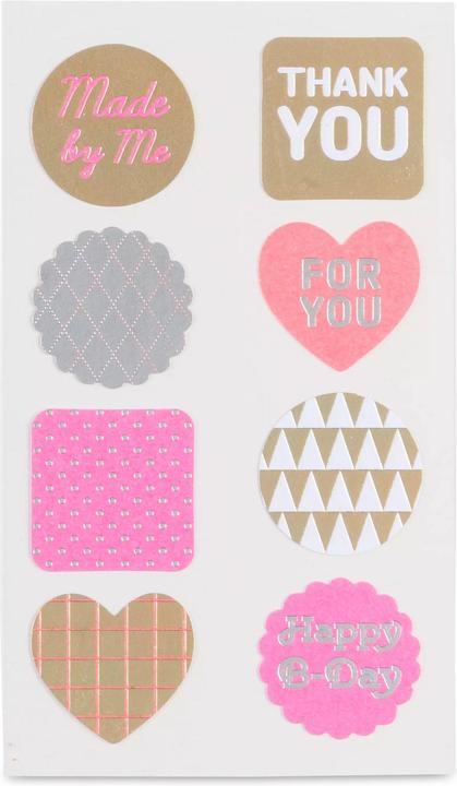Actual product image Paper Poetry Motifs" sticker set
