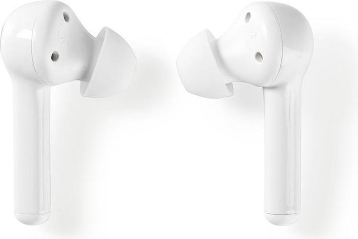 Produktbild Nedis Talk/Music 6h, 18h mit Ladeschale HPBT5055BK, white (6 h, Kabellos)
