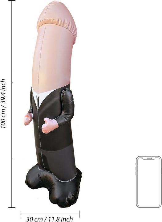Actual product image S-Line Inflatable Groom Bop Bag