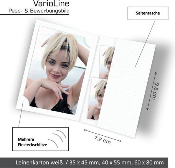 Productafbeelding Daiber 1x100 pasfotomappen voor 3 fotoformaten (15 x 20 cm)