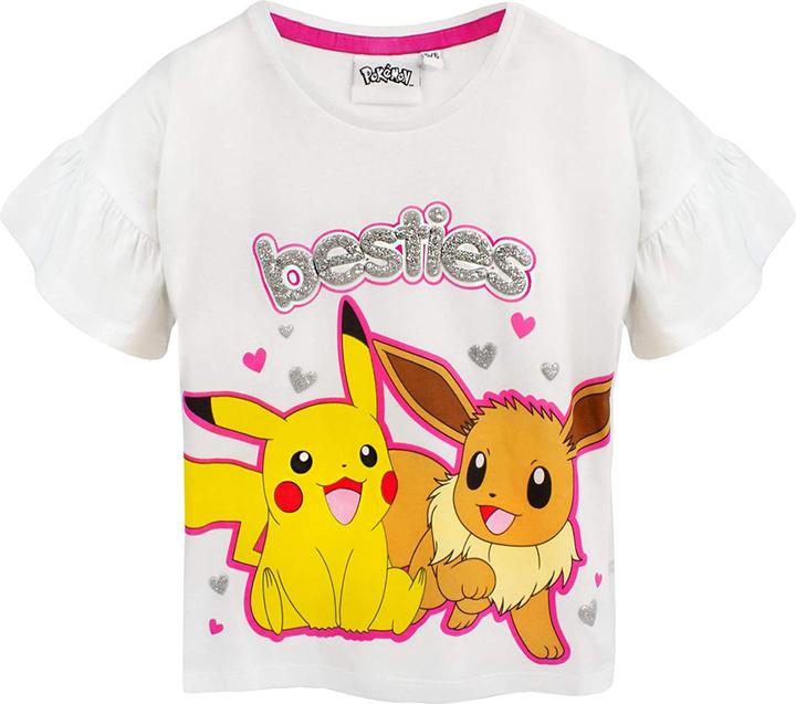 Immagine prodotto Pokémon Besties Completo Pigiama Corto Pikachu & Eevee Fronzolo Ragazze Misura Confezione 3 (122)