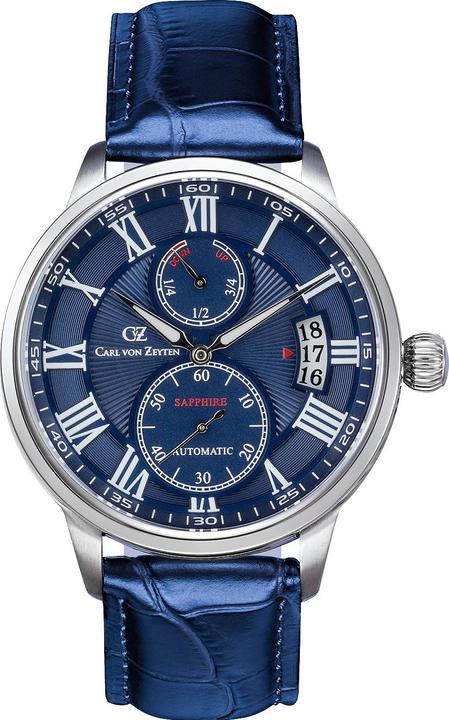 Carl von Zeyten CVZ0082BLS Münstertal Automatik 46mm 10ATM (Analoguhr, 46 mm)