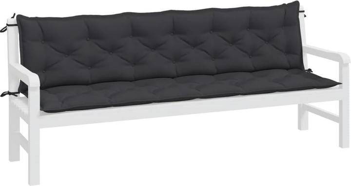 Produktbild VidaXL Gartenbank-Auflagen 2 Stk. O x ford-Gewebe (200 x 50 x 7 cm)