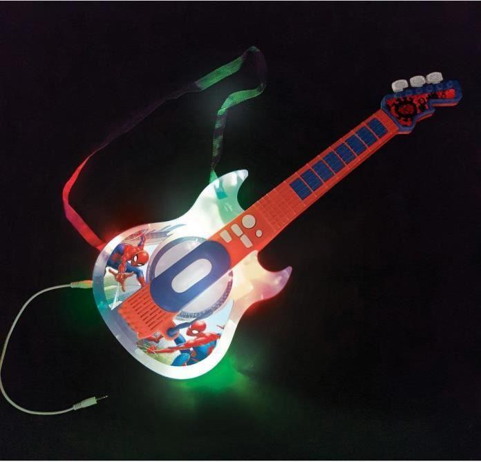 Actual product image Lexibook Spider-Man - Electronic Lighting Guitar (K260SP)