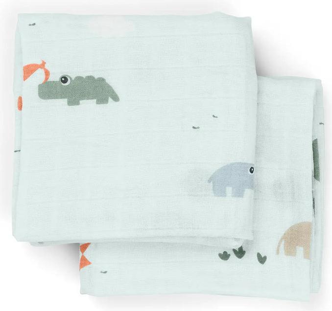 Image du produit Done by Deer Windeltücher 2 Stück Playground Blau
