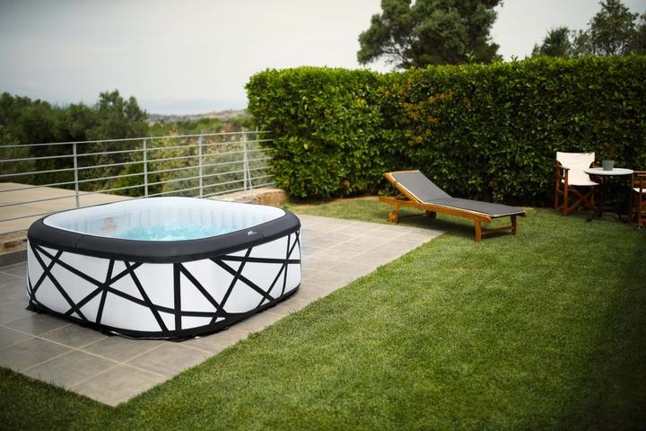 Produktbild PureHaven aufblasbarer Whirlpool 185x185x68 cm für 6 Personen selbstreinigend inkl. Filterkatuschen (6 Pers.)