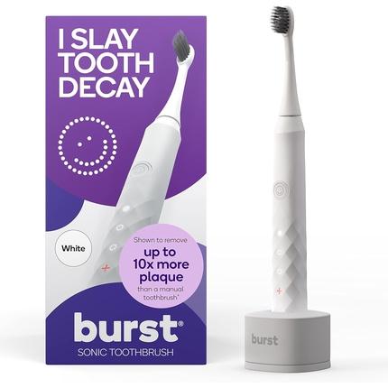 Immagine prodotto Hairburst Burst Oral Care Electric Toothbrush with Charcoal Toothbrush Head - White