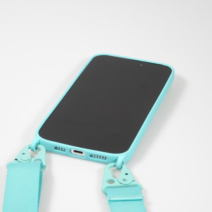 Image du produit PhoneLook Coque Silicone mat avec lanière et mousqueton en fer clair (Apple iPhone 14 Pro Max)