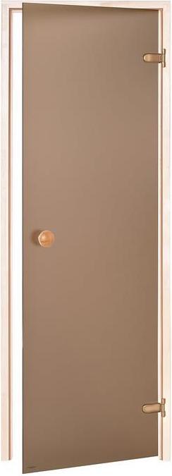 Actual product image Dr. Andres Sauna Door Scan 7x19 Bianco Bronze Aspen