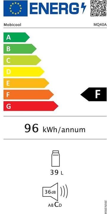 Energie-Label Mobicool B 40 AC/DC (38 l)