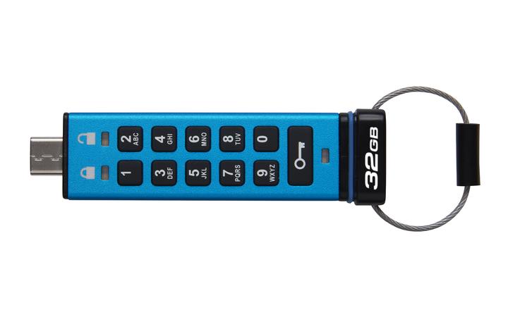 Productafbeelding Kingston Stick IronKey Keypad 200C 32GB veilig (32 GB, USB-C)