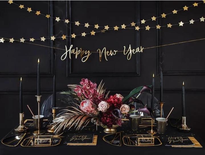 Produktbild Partydeco Goldene Sternengirlande (3.6m)