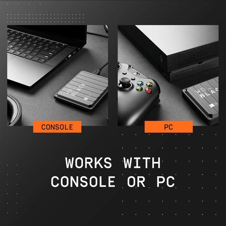 Actual product image WD Black P10 Game Drive (2 TB)
