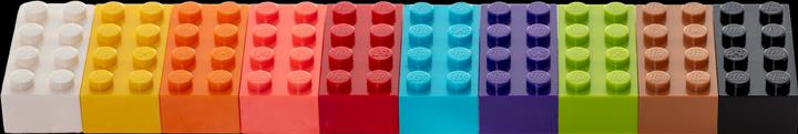 Image du produit LEGO Briques surélevées Mélangé - 160 gr. - env. 1.000 pièces - Colorful basic bricks mix - NEW (LEGO Accessoires)