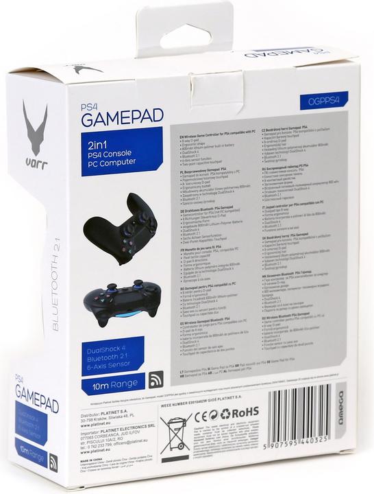 Image du produit Omega Gamepad Charge (OGPPS4) (PS4, PC)