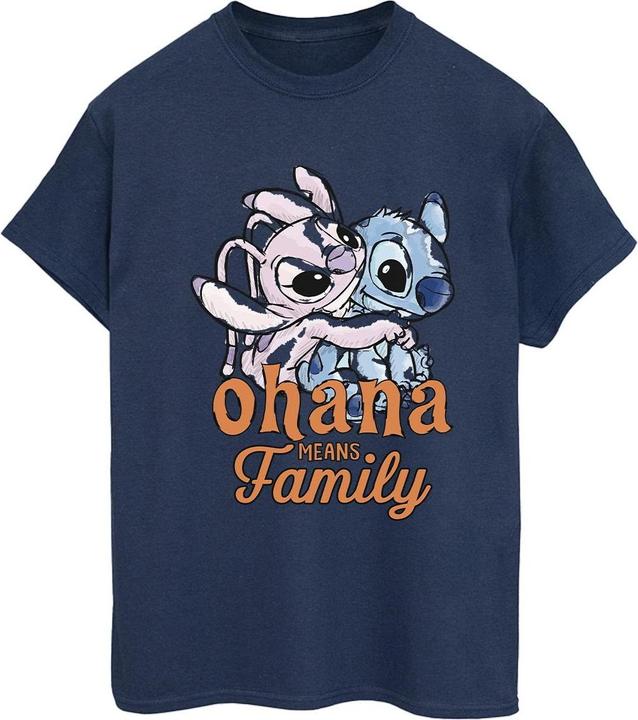 Disney Lilo And Stitch Ohana Angel Hug TShirt (XL)