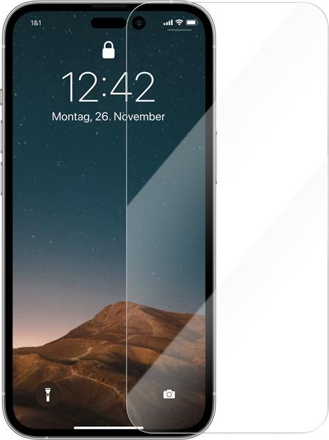 Actual product image Woodcessories Premium Glass 2.5D (1 Piece, Apple iPhone 14 Pro)