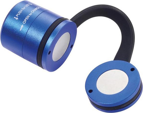 Produktbild Troika ECO RUN Taschenlampe mit LED-Licht, 3 Leuchtfunktionen, inkl. Ladekabel, blau (3.60 cm)