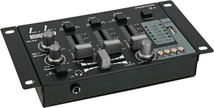 Produktbild HQ Power MISCHPULT - 2 KAN?LE + USB-EINGANG