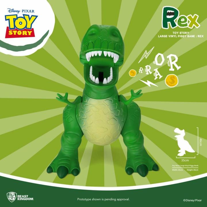 Produktbild Beast Kingdom Toy Story Piggy Bank tirelire Rex 46 cm