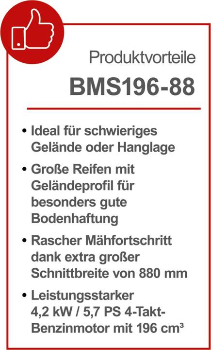Produktbild Scheppach BMS196-88 (Benzinbetrieb)