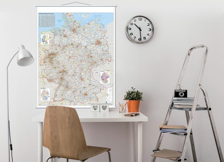 Produktbild Franken Kartentafel Strassenkarte Deutschland laminiert