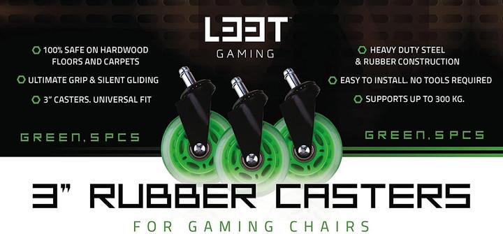 Produktbild L33T Rollen für Gaming-Stühle