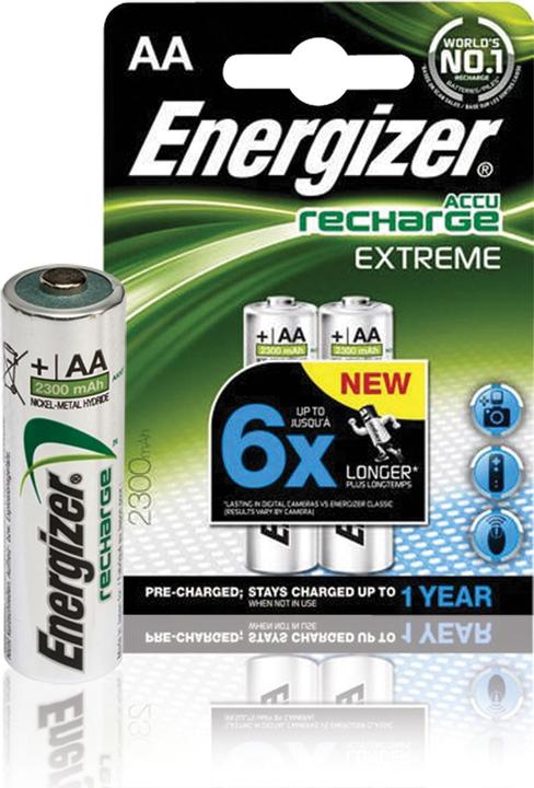Produktbild Energizer Recharge Extreme (2 Stk., AA, 2300 mAh)