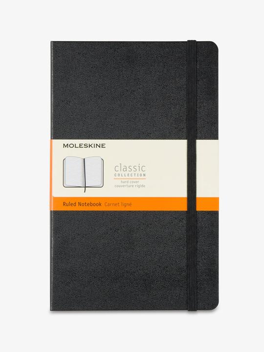 Actual product image Moleskine Notebook Classic Large (A5, Lined, Hardcover)