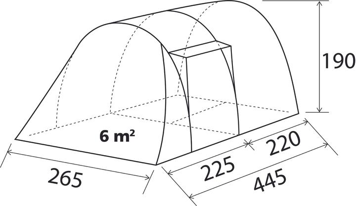 Produktbild Brunner Arqus 4 (Tunnelzelt, 12.90 kg, 4 Personen)