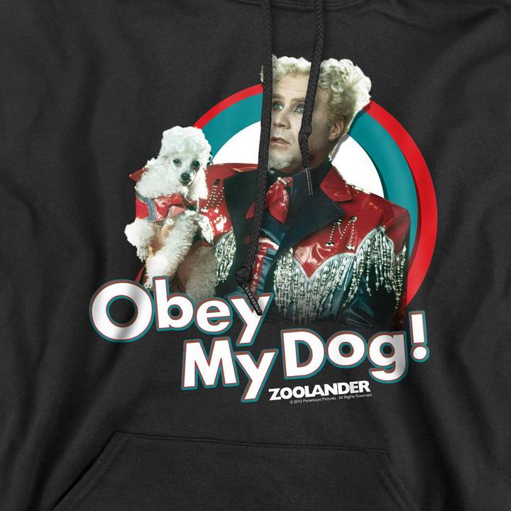 Immagine prodotto Zoolander Obey My Dog Felpa con Cappuccio Uomo (XL)