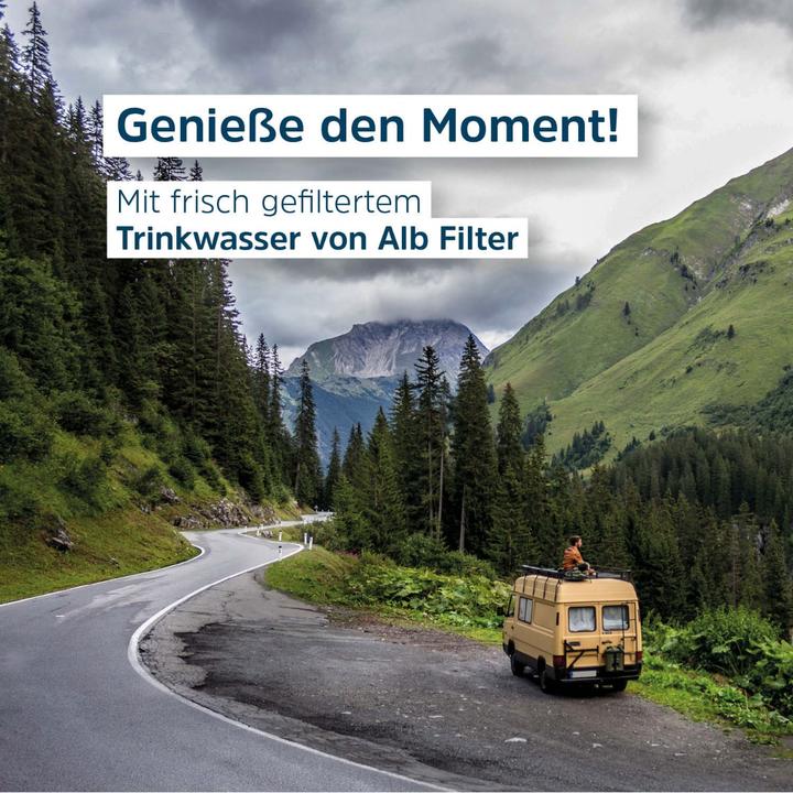 Produktbild Alb filter TRAVEL Nano Trinkwasserfilter - Keimsperre für den Festeinbau Edelstahl