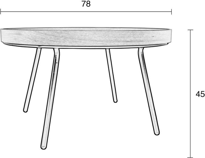 Produktbild Zuiver Oak (78 x 78 x 45 cm)