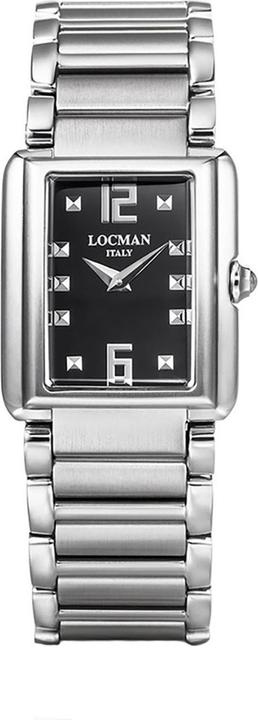 Locman Italy Damenuhr Giannutri schwarz Titan / Stahl Ref. 670 (Analoguhr, 36 mm)